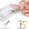 3.6" Vintage Crochet Scissors – Small Sharp Stainless Steel Blades for Sewing & Crafts